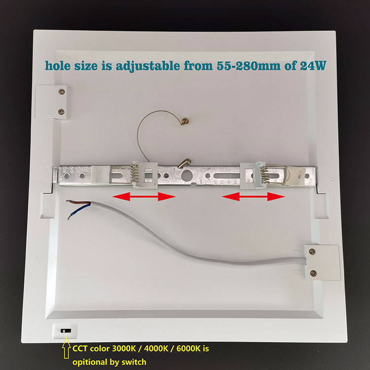 Hole Size Adjustable Panel Light