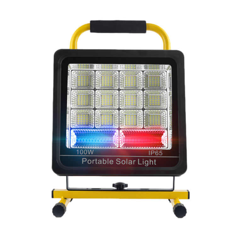 Portable IP65 Camping Fishing Integrated Solar LED Flood Light