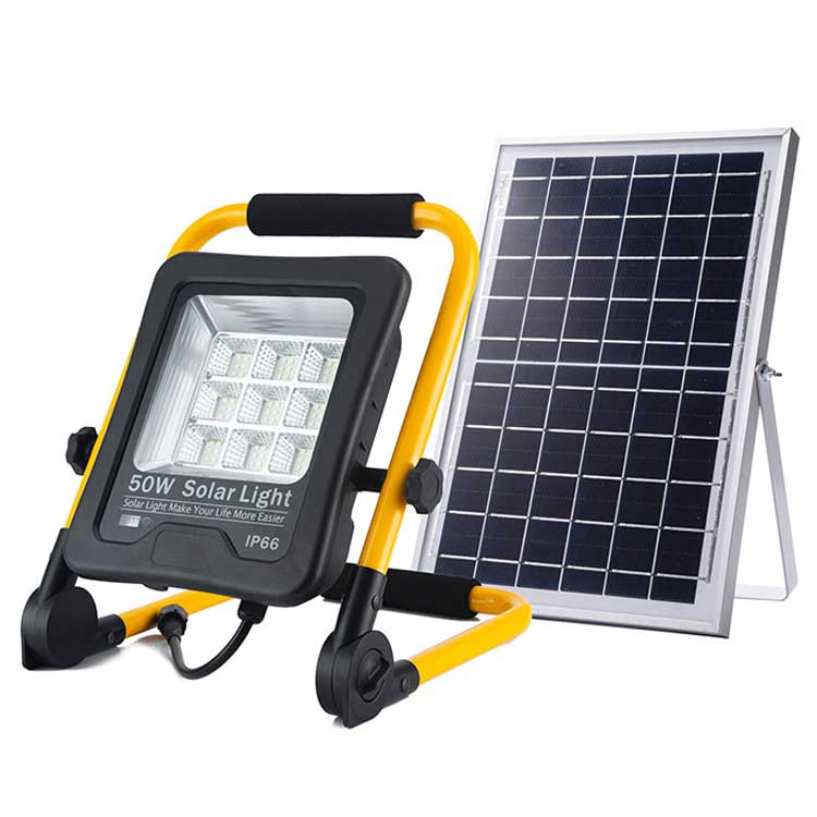 Private Mould 100W LED Solar Portable Floodlight