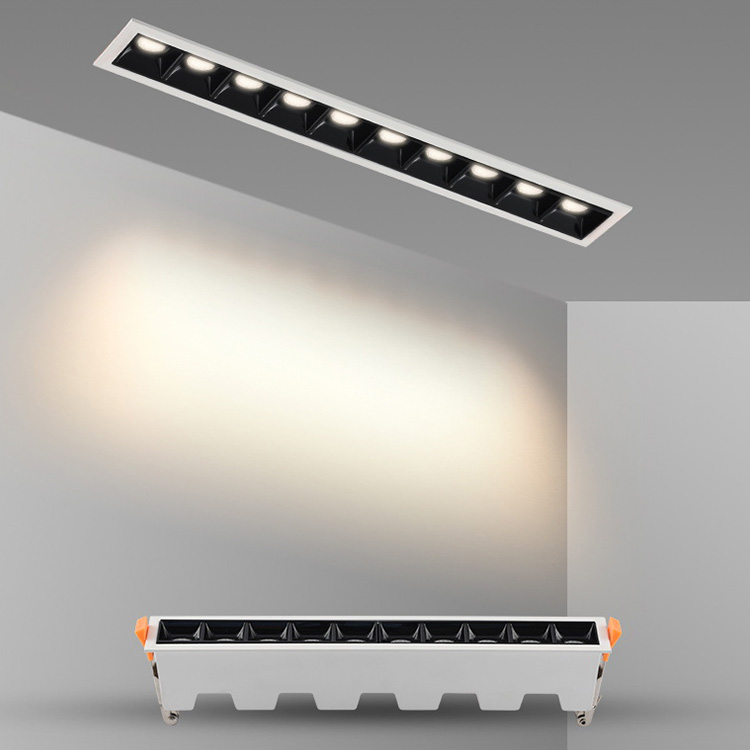 30W COB LED Linear Down Light High CRI High Quality Commercial Lighting