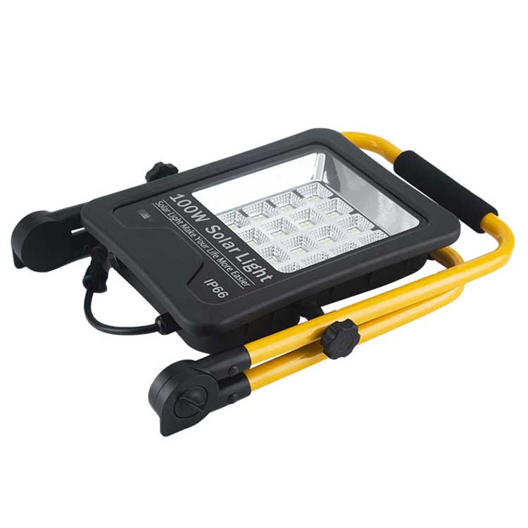 Private Mould 100W LED Solar Portable Floodlight