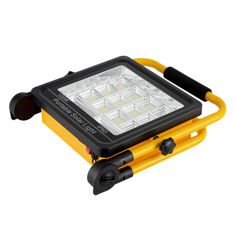 Long Discharge Time High Capacity Portable LED Solar Flood Light