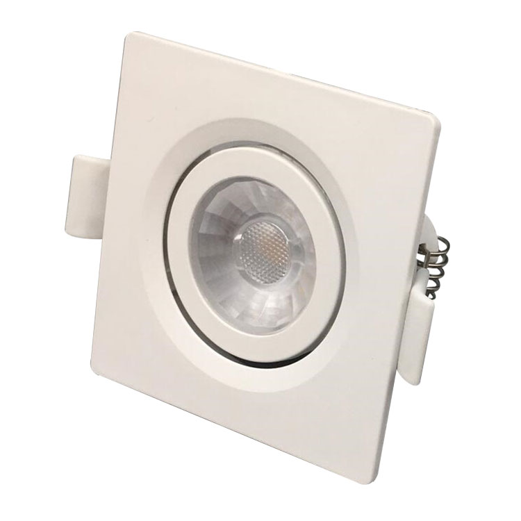 PBT 38 Degree Small LED Square Recessed Adjustable LED Spotlight