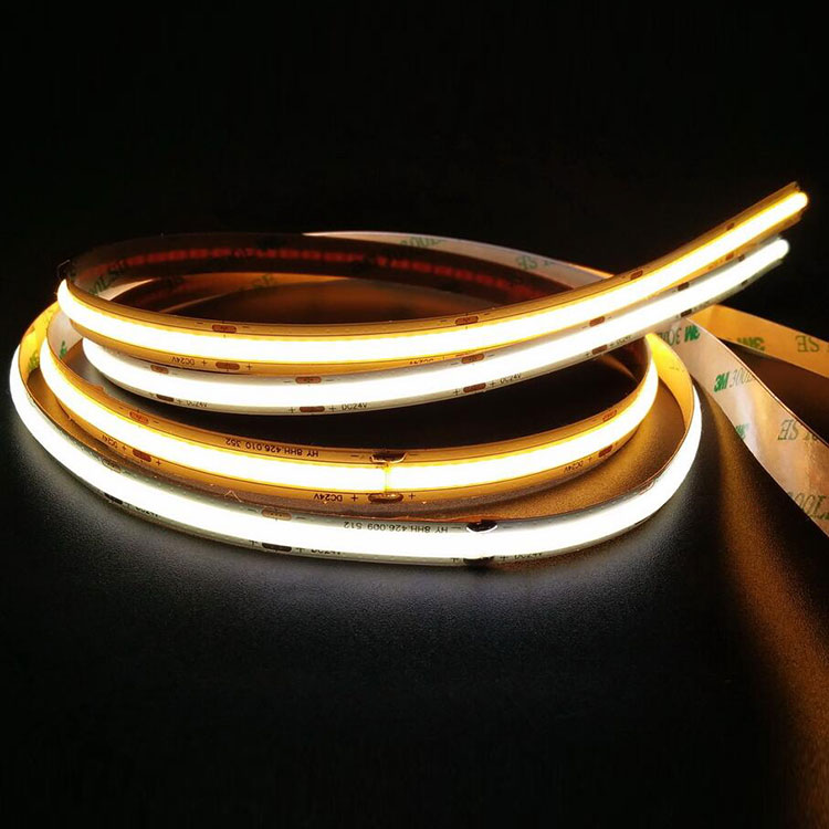 DC24V DOT Free High Bright Lumen Flexible LED COB Strip Light