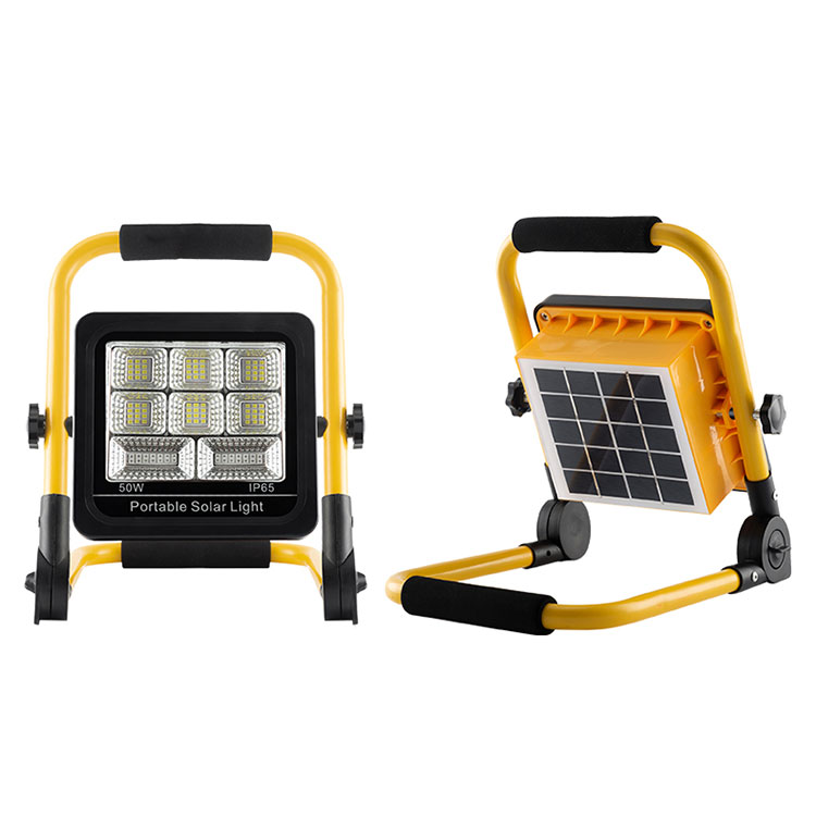 Long Discharge Time High Capacity Portable LED Solar Flood Light