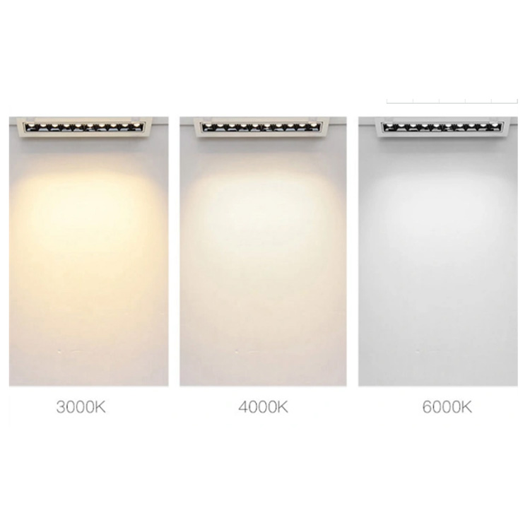 10W 20W 30W COB LED Linear Recessed Ceiling Light Spotlight