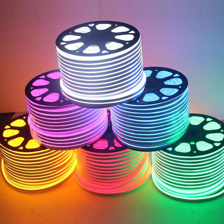 Red Color Silicone Neon Flex 25mm 10mm Cutting LED Neon Flex