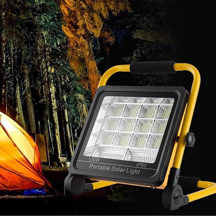 USB Charging Cable Solar Portable Flood Light